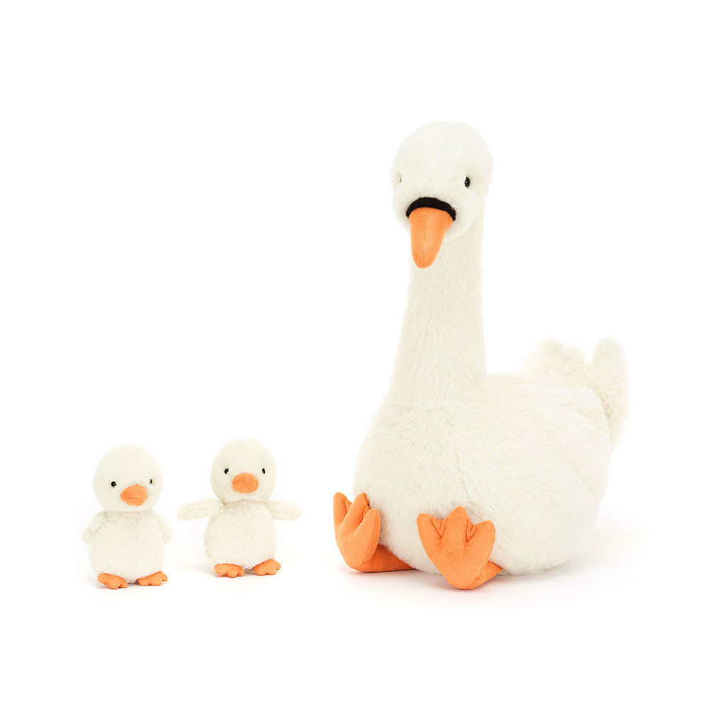 Cream Jellycat Featherful Swan | US-EZFH69127