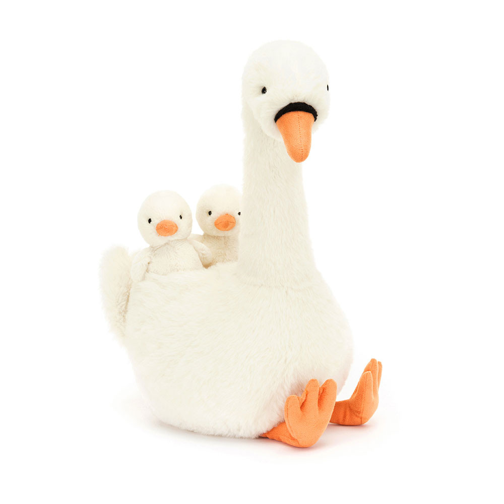 Cream Jellycat Featherful Swan | US-EZFH69127