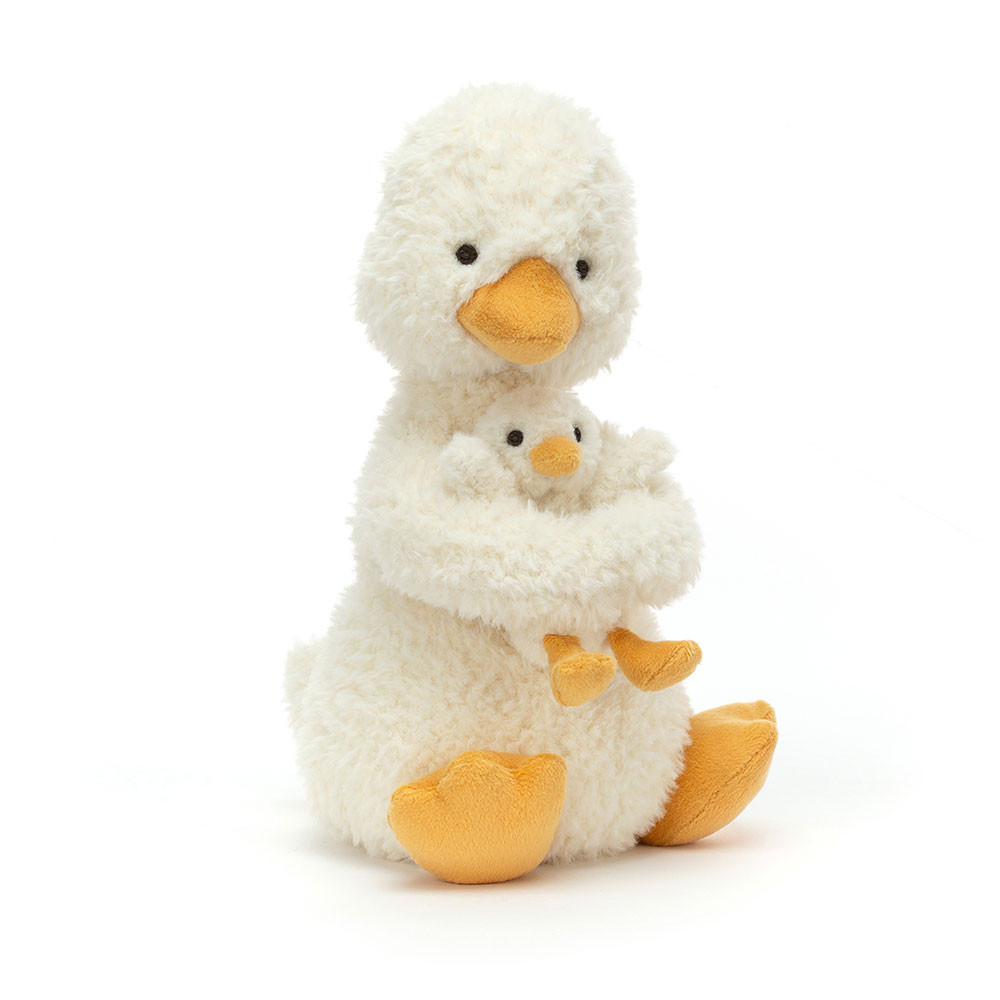 Cream Jellycat Huddles Duck | US-GDPI48953