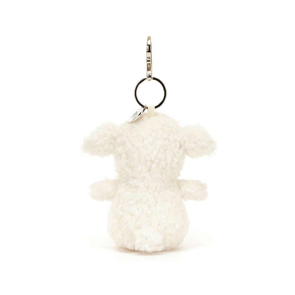 Cream Jellycat Little Lamb Bag Charm | US-CZVM98352