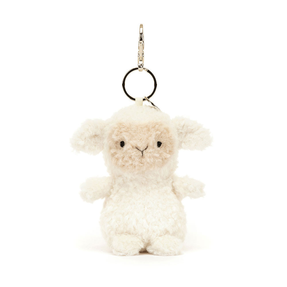 Cream Jellycat Little Lamb Bag Charm | US-CZVM98352