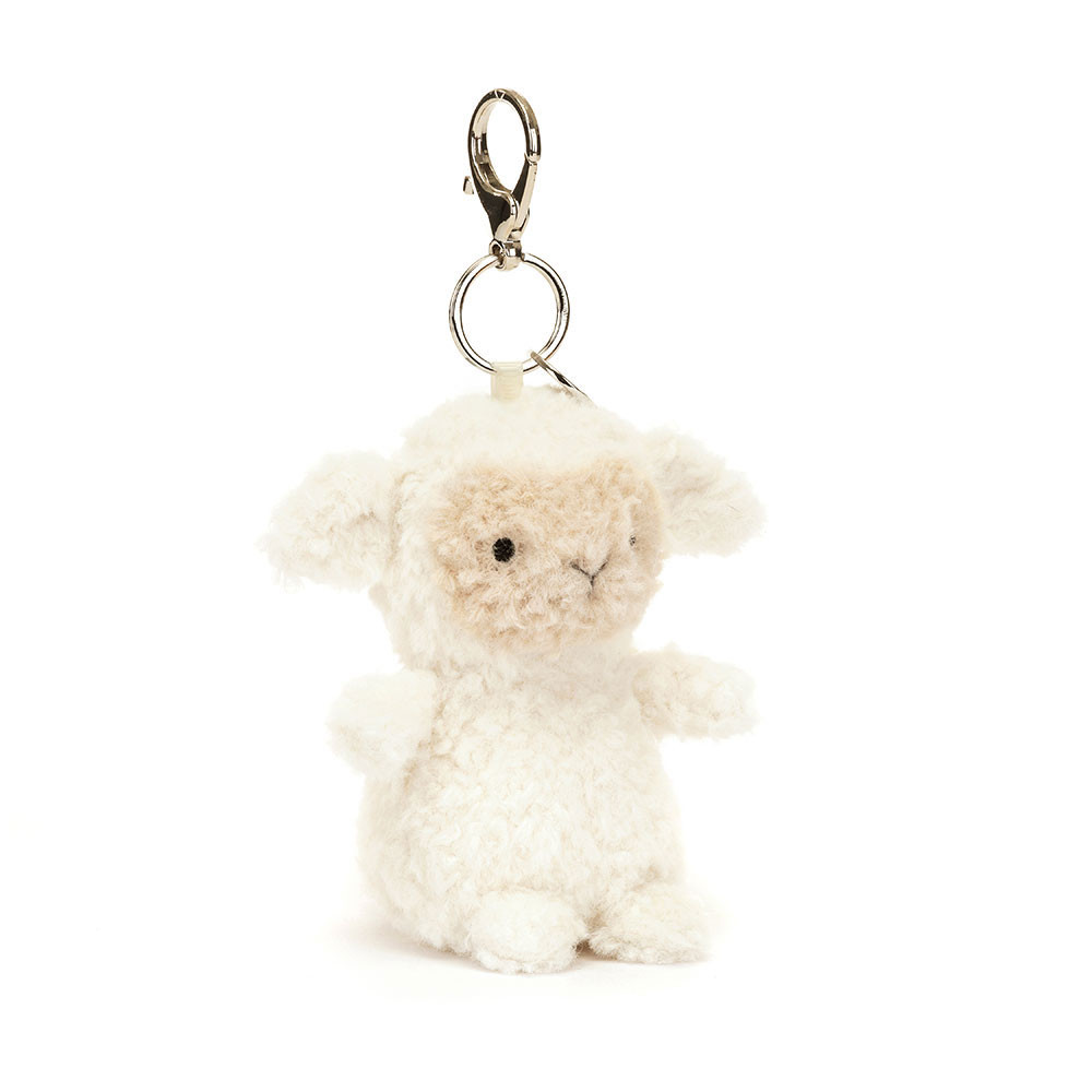 Cream Jellycat Little Lamb Bag Charm | US-CZVM98352