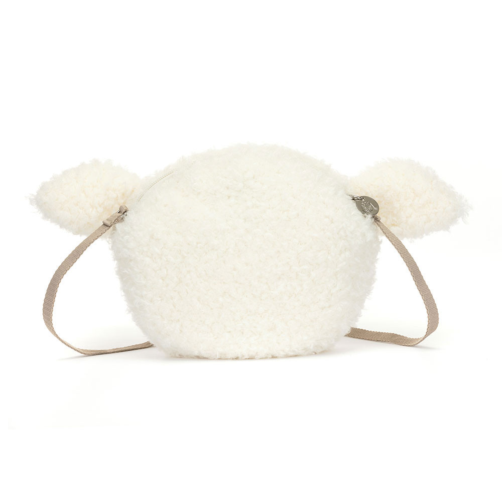 Cream Jellycat Little Lamb Bag | US-MBDG02984