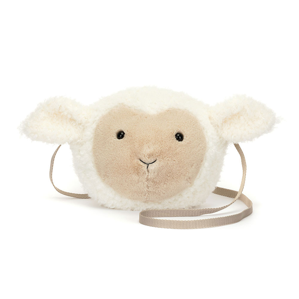 Cream Jellycat Little Lamb Bag | US-MBDG02984