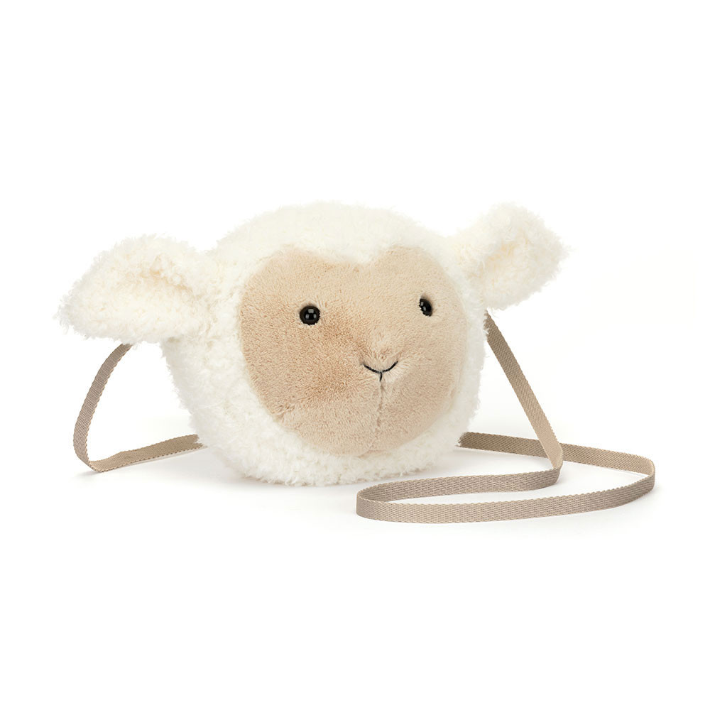 Cream Jellycat Little Lamb Bag | US-MBDG02984