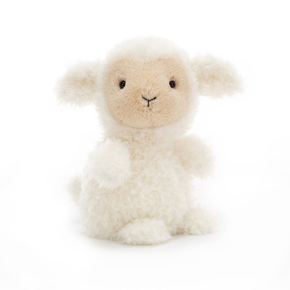 Cream Jellycat Little Lamb | US-WQTX34025