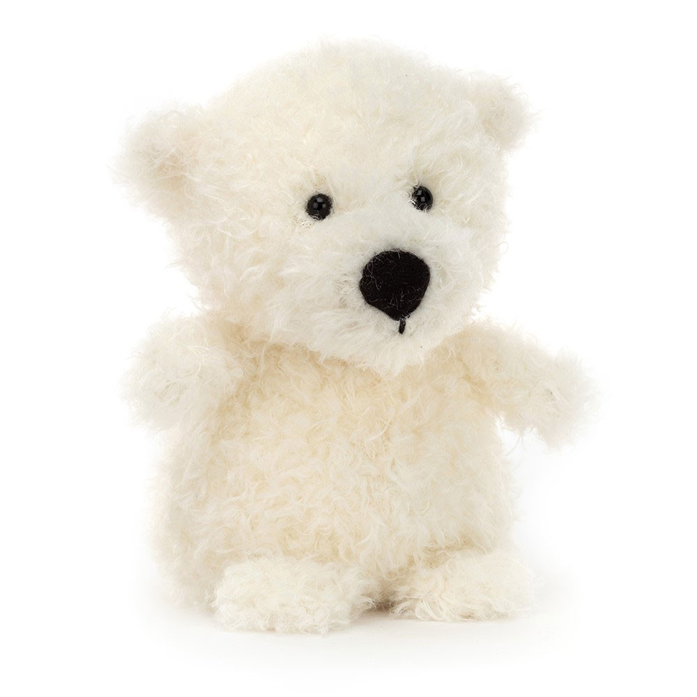 Cream Jellycat Little Polar Bear | US-ASVL43689