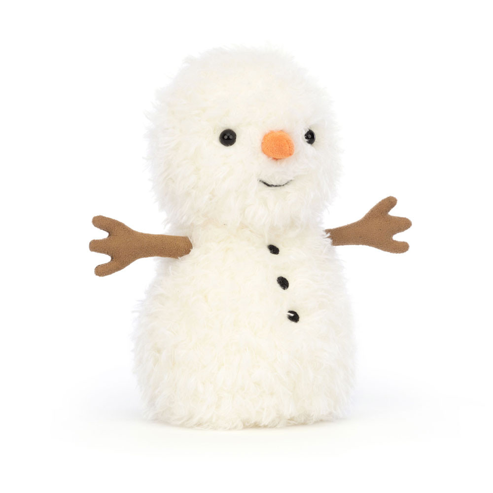 Cream Jellycat Little Snowman | US-DTOH32814