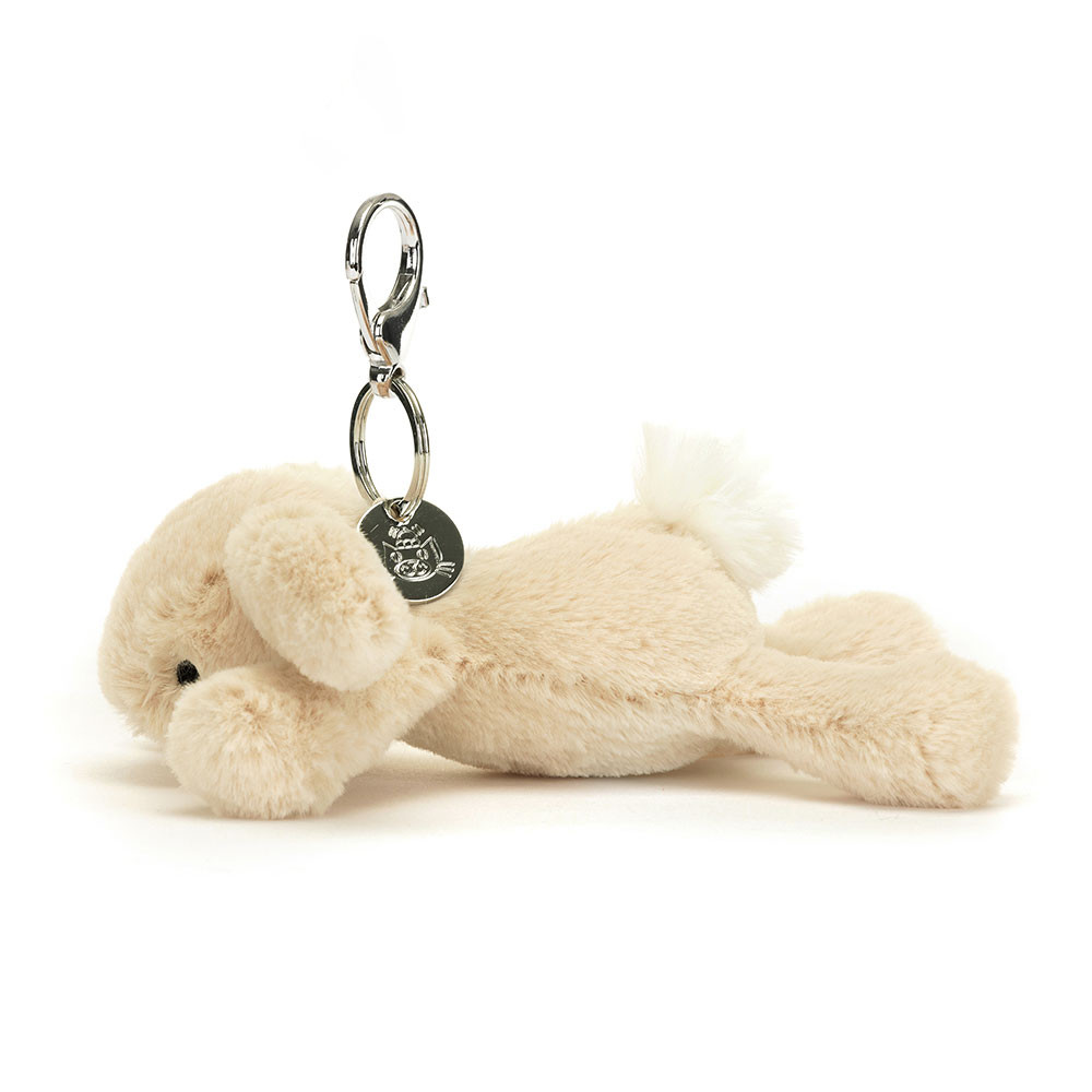 Cream Jellycat Smudge Rabbit Bag Charm | US-NXCR04358