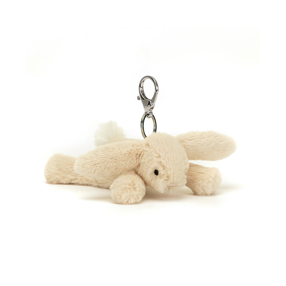 Cream Jellycat Smudge Rabbit Bag Charm | US-NXCR04358