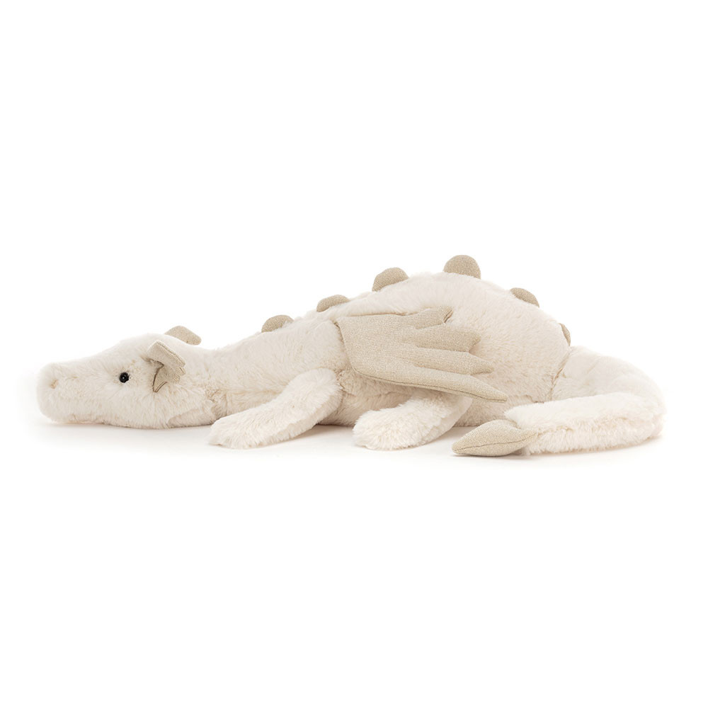 Cream Jellycat Snow Dragon | US-DKVX60439