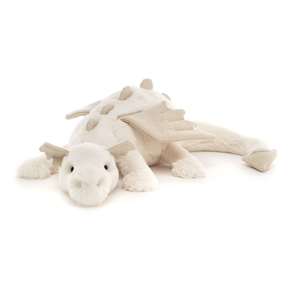 Cream Jellycat Snow Dragon | US-DKVX60439