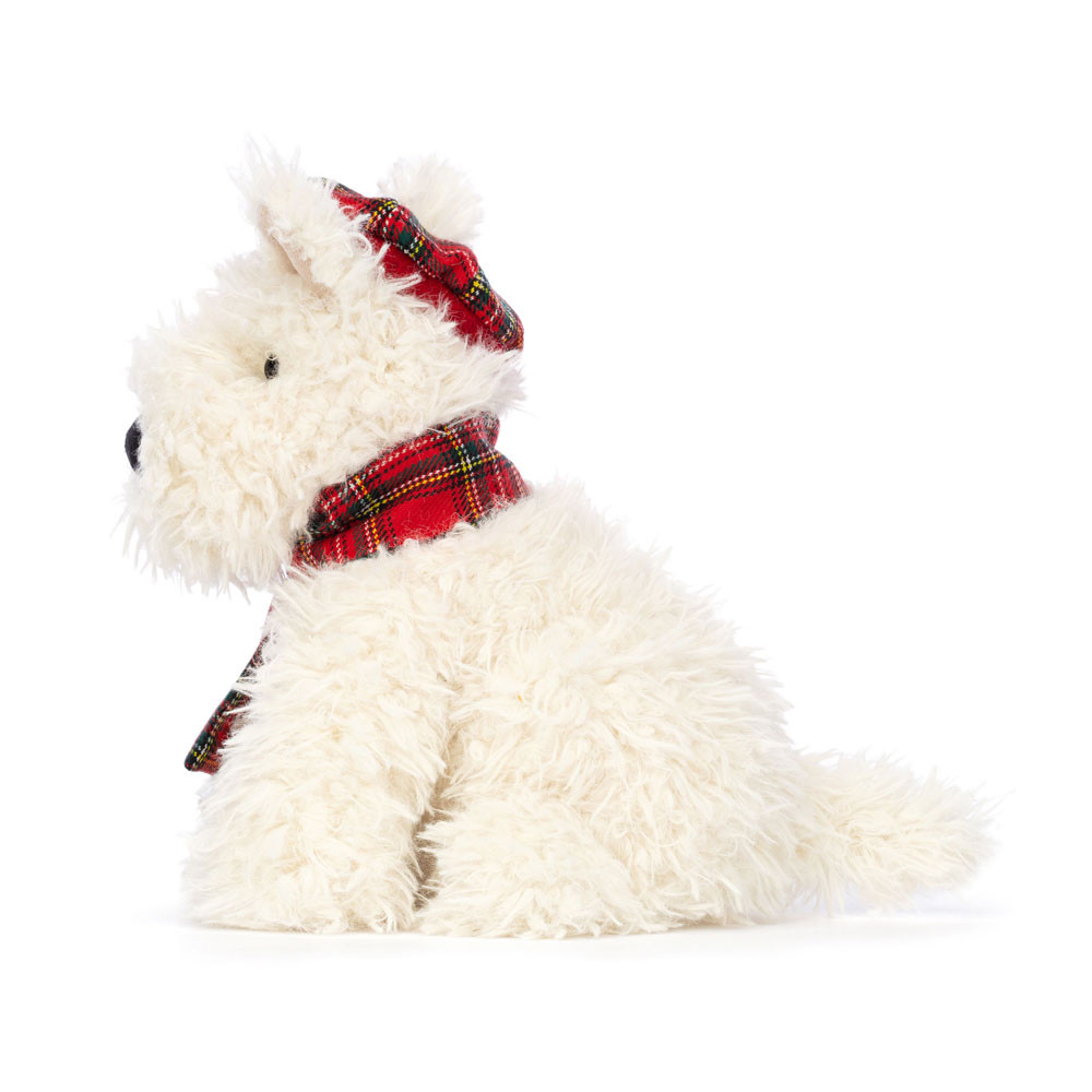 Cream Jellycat Winter Warmer Munro Scottie Dog | US-BQZP12096