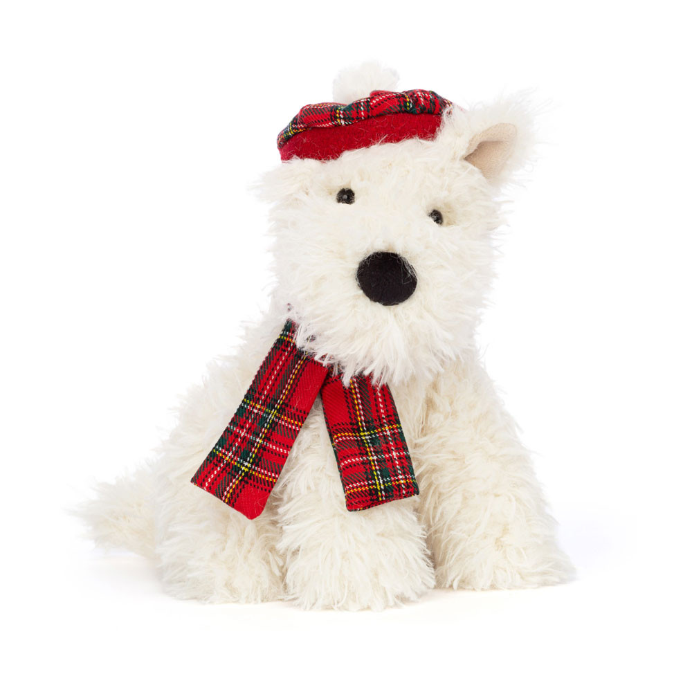 Cream Jellycat Winter Warmer Munro Scottie Dog | US-BQZP12096