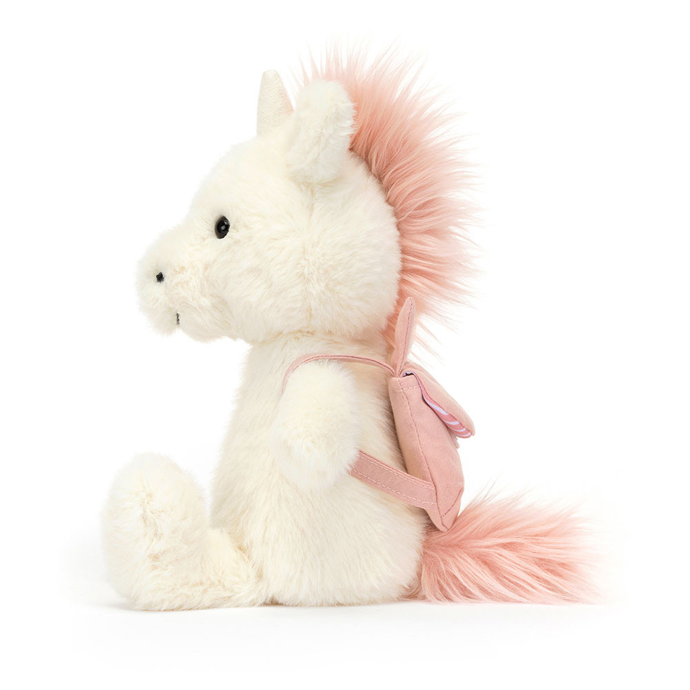 Cream / Beige Jellycat Backpack Unicorn | US-COYU63124