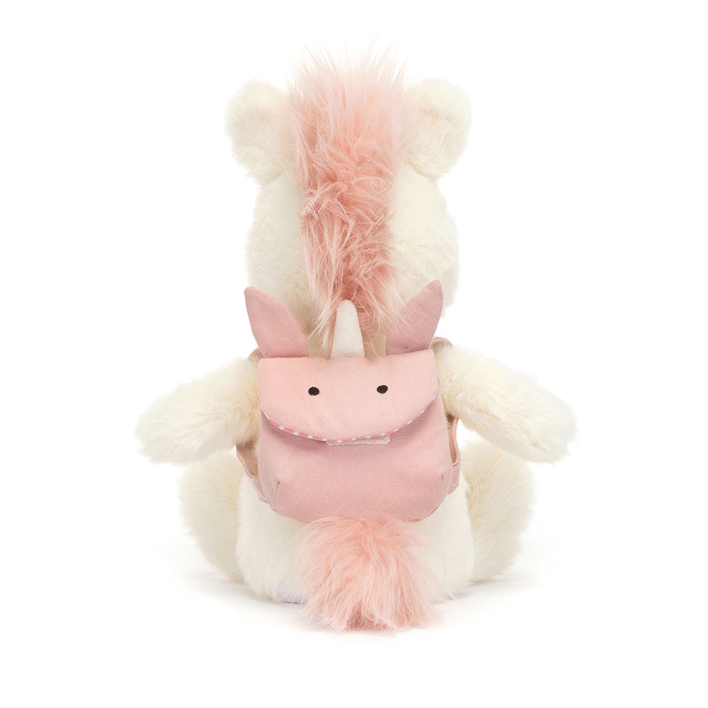 Cream / Beige Jellycat Backpack Unicorn | US-COYU63124