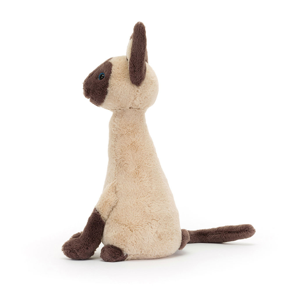 Cream / Brown Jellycat Iris Siamese Cat | US-MTAK85417