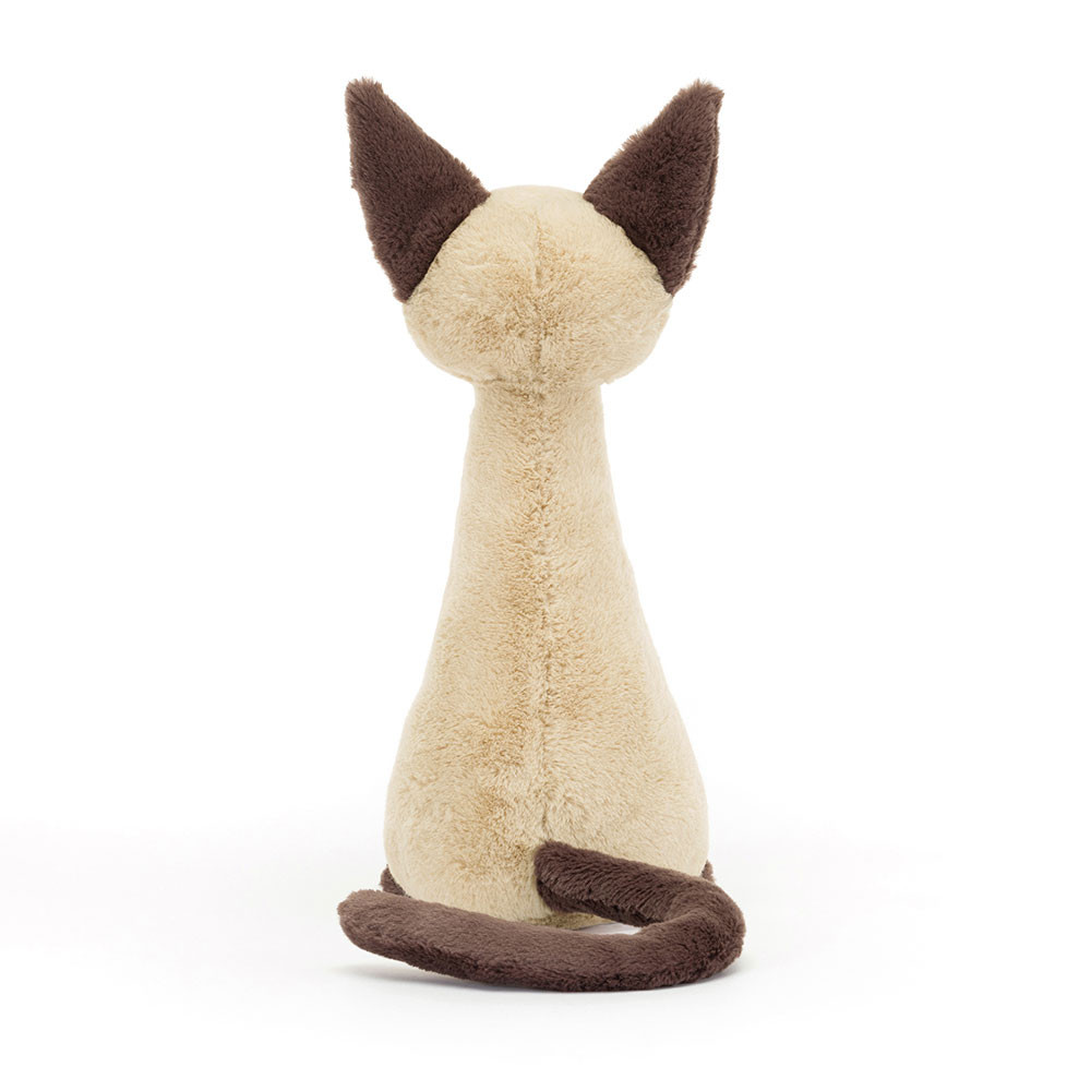 Cream / Brown Jellycat Iris Siamese Cat | US-MTAK85417