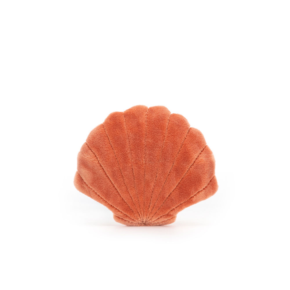 Cream / Coral Jellycat Sensational Seafood Scallop | US-UNRX36280