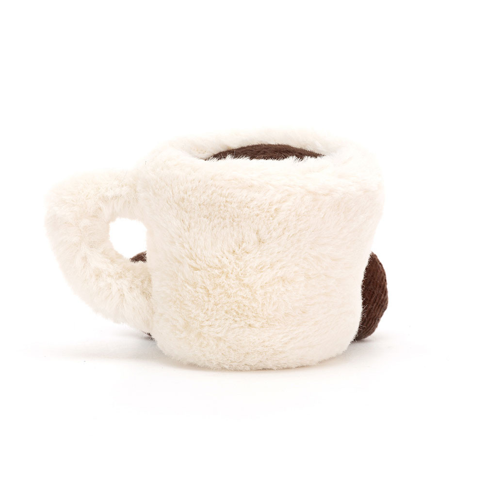 Cream / Dark Brown Jellycat Amuseables Espresso Cup | US-WXLB32894