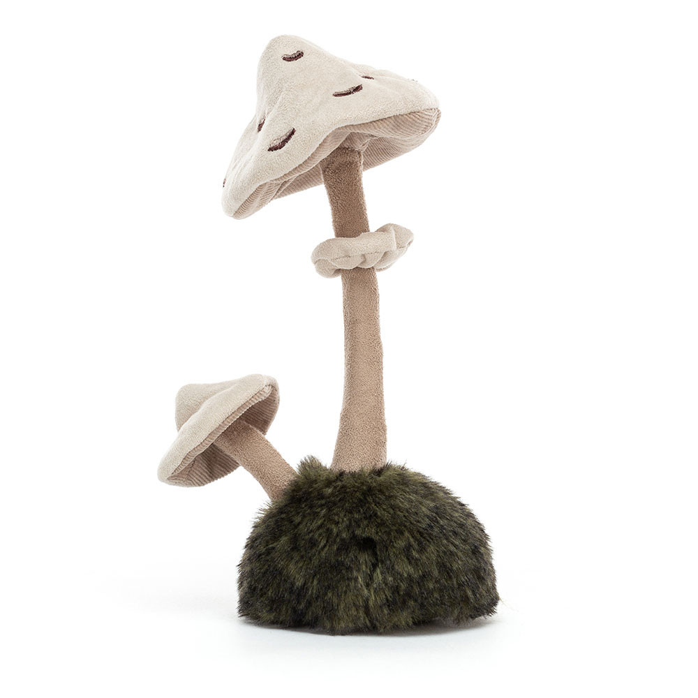 Cream / Dark Green Jellycat Wild Nature Parasol Mushroom | US-ALTV50674