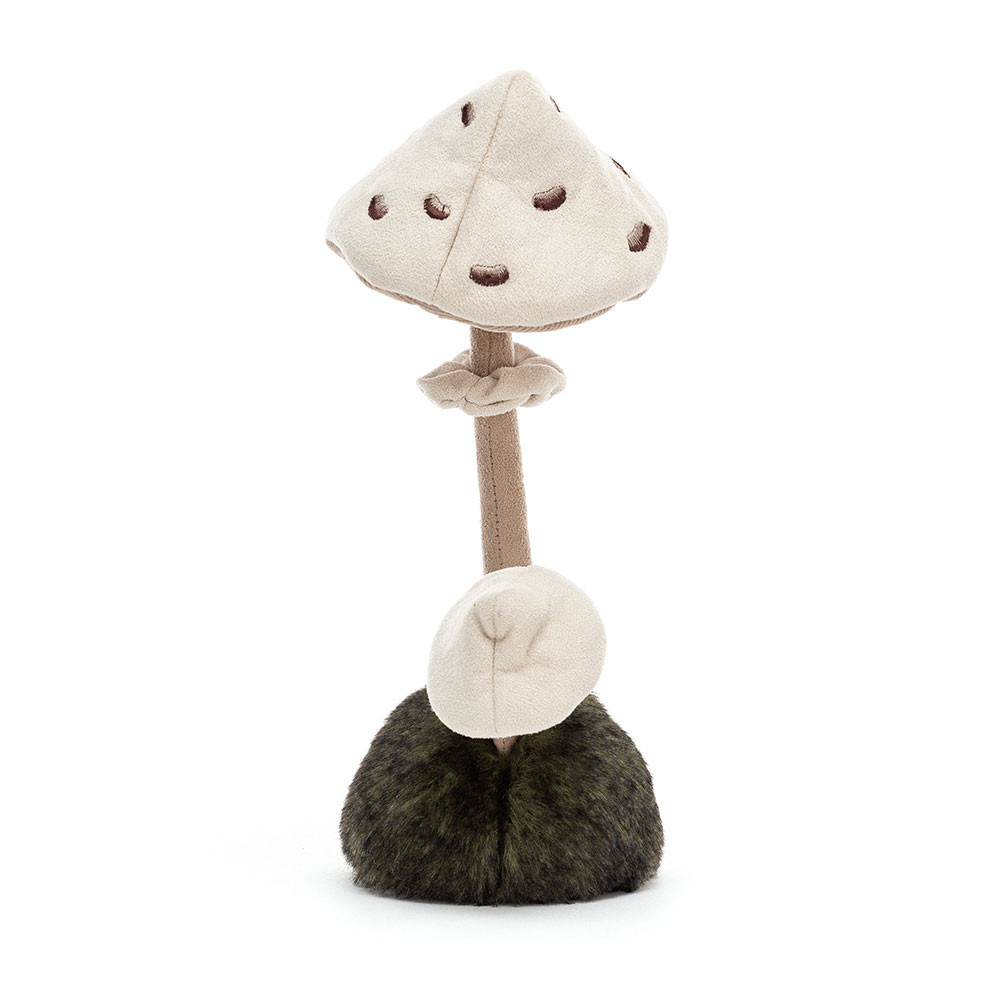 Cream / Dark Green Jellycat Wild Nature Parasol Mushroom | US-ALTV50674