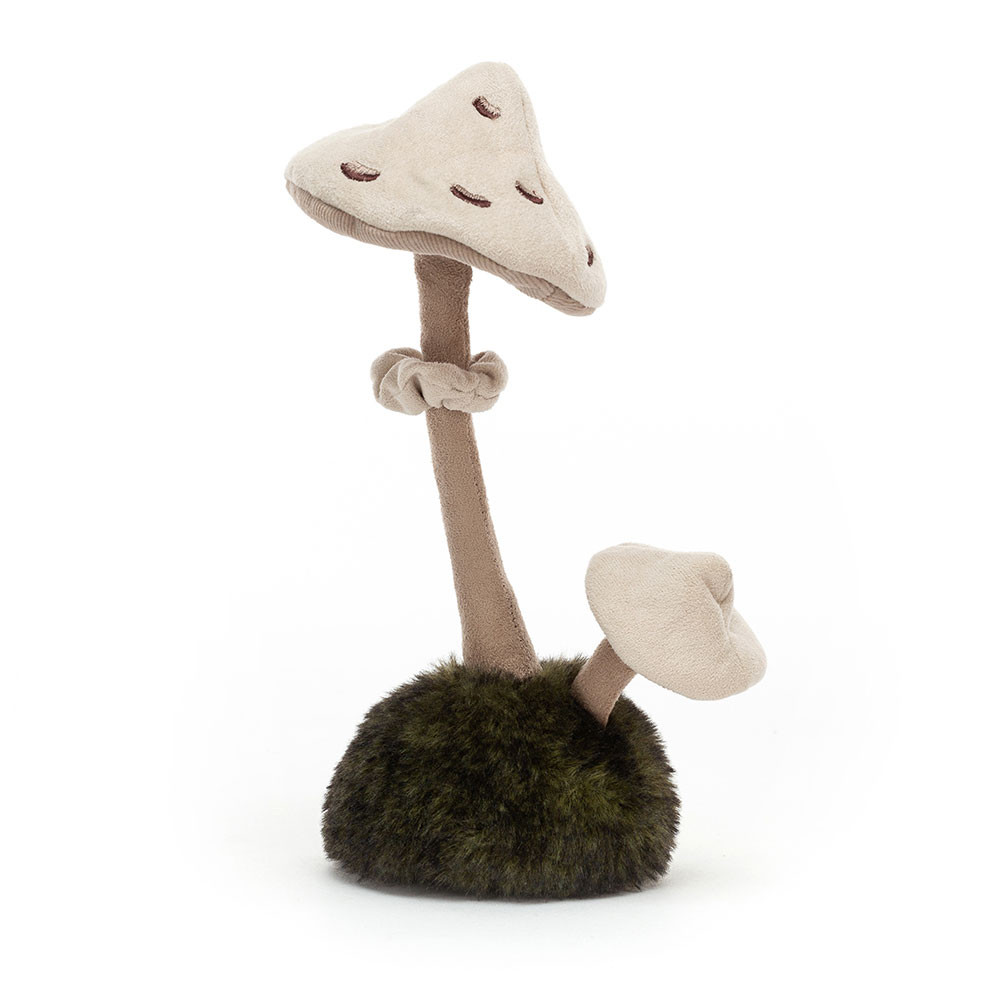 Cream / Dark Green Jellycat Wild Nature Parasol Mushroom | US-ALTV50674