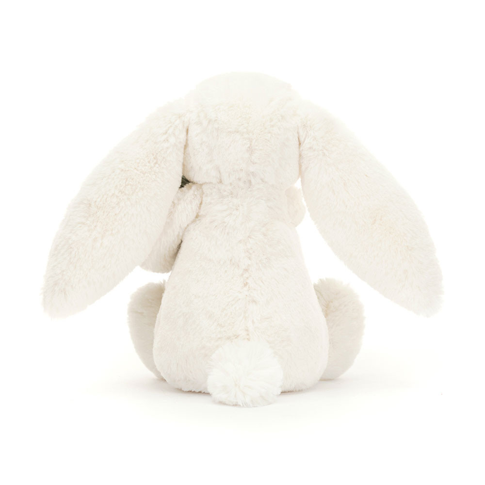 Cream / Green Jellycat Bashful Bunny with Christmas Tree | US-IHRZ76409