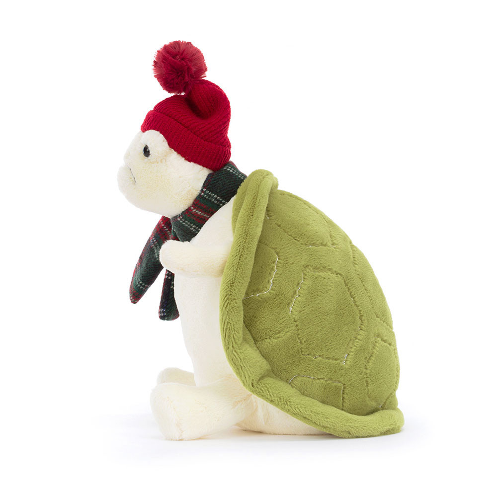 Cream / Green Jellycat Snowman Timmy Turtle | US-BMHD07621