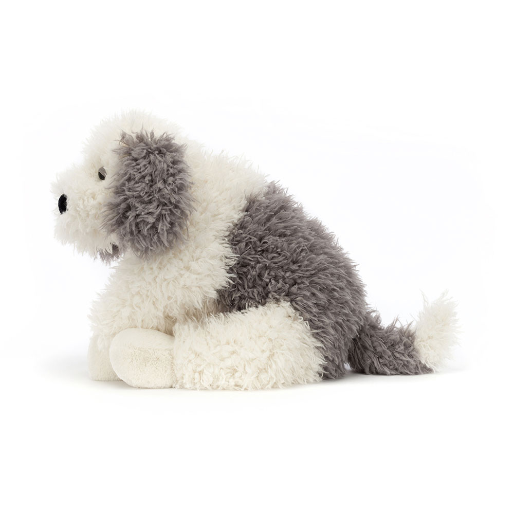 Cream / Grey Jellycat Floofie Sheepdog | US-WMCX91543