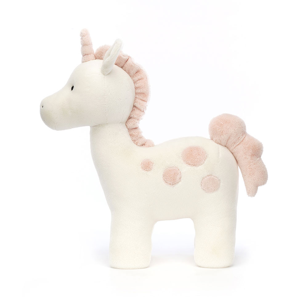 Cream / Light Beige Jellycat Big Spottie Unicorn | US-NHAQ61095