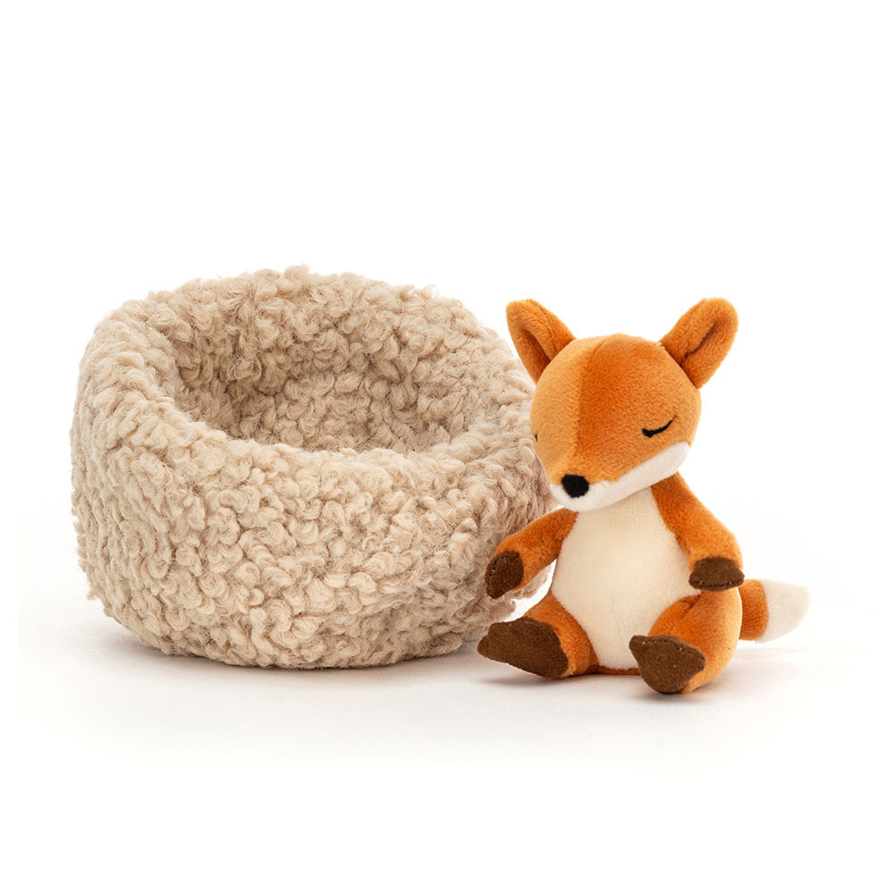 Cream / Orange Jellycat Hibernating Fox | US-WALV76180