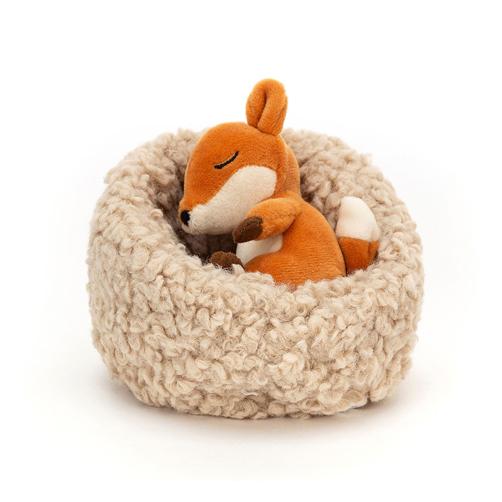 Cream / Orange Jellycat Hibernating Fox | US-WALV76180