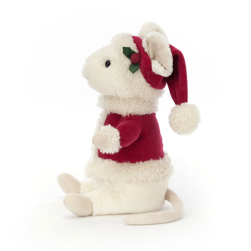 Cream / Red Jellycat Merry Mouse | US-YFSH53104