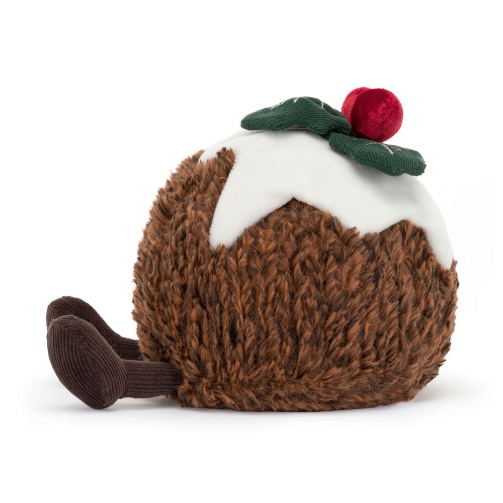 Dark Brown Jellycat Amuseables Christmas Pudding | US-HTAP91067