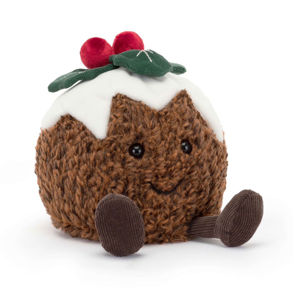 Dark Brown Jellycat Amuseables Christmas Pudding | US-HTAP91067