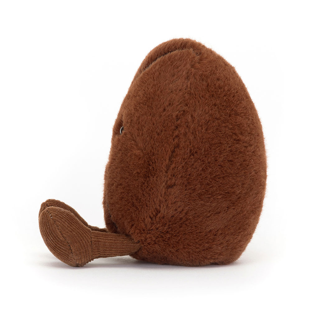 Dark Brown Jellycat Amuseables Coffee Bean | US-UTKO68347