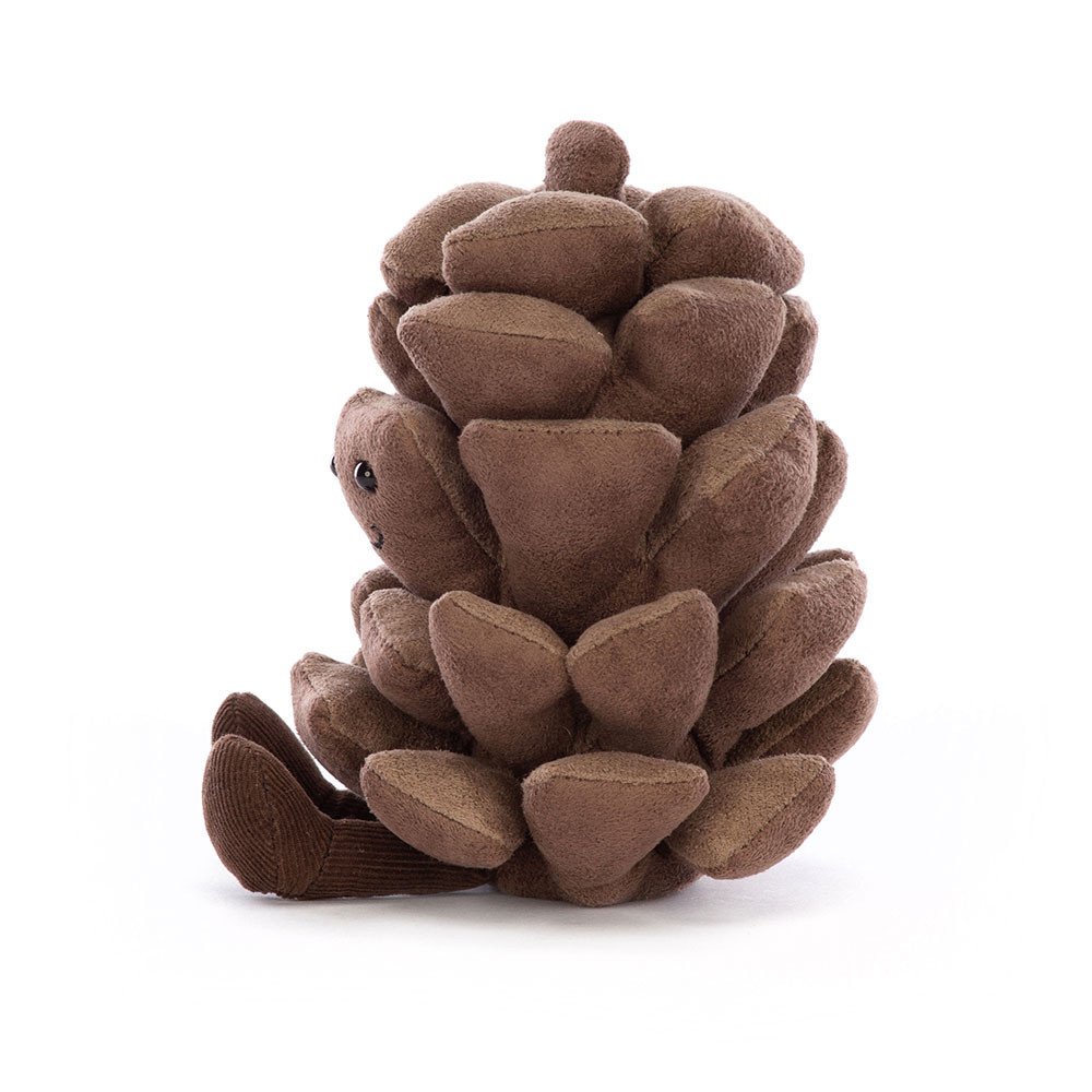 Dark Brown Jellycat Amuseables Pine Cone | US-JQKV01253