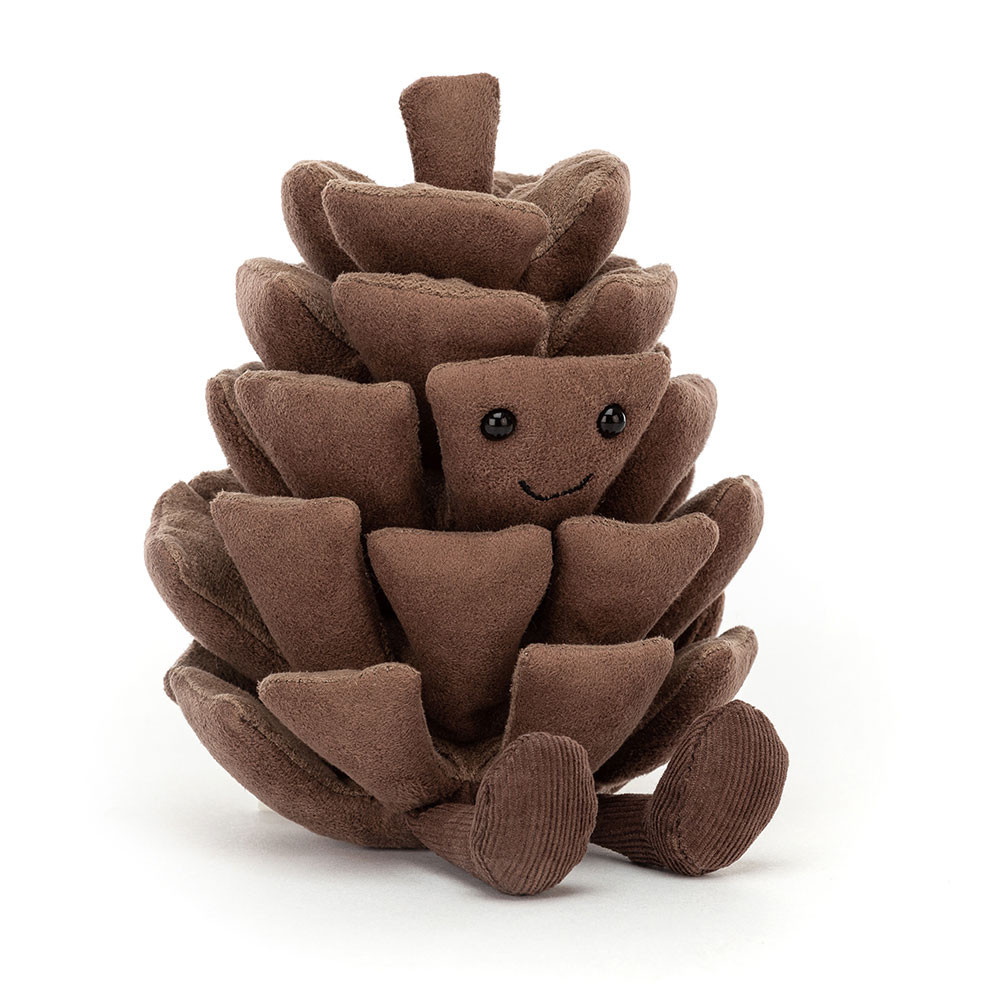 Dark Brown Jellycat Amuseables Pine Cone | US-JQKV01253