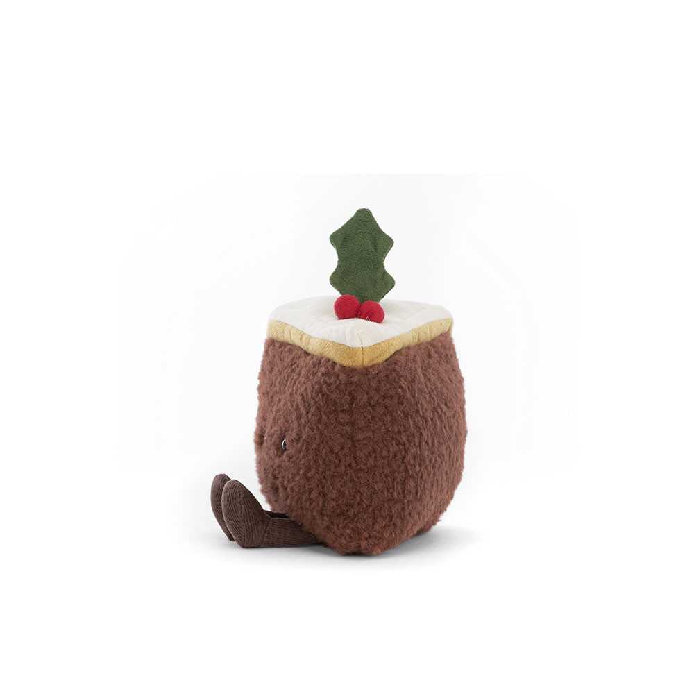 Dark Brown Jellycat Amuseables Slice of Christmas Cake | US-NUFJ46310