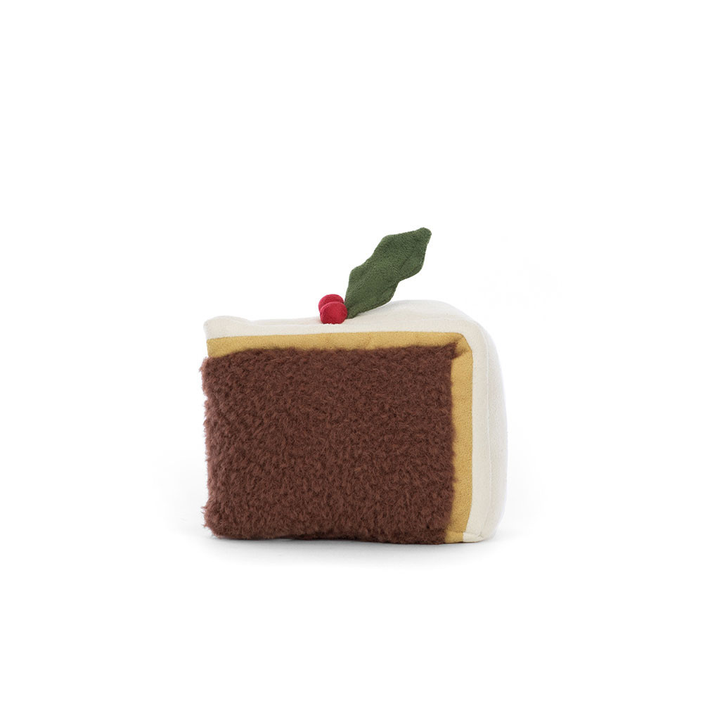 Dark Brown Jellycat Amuseables Slice of Christmas Cake | US-NUFJ46310