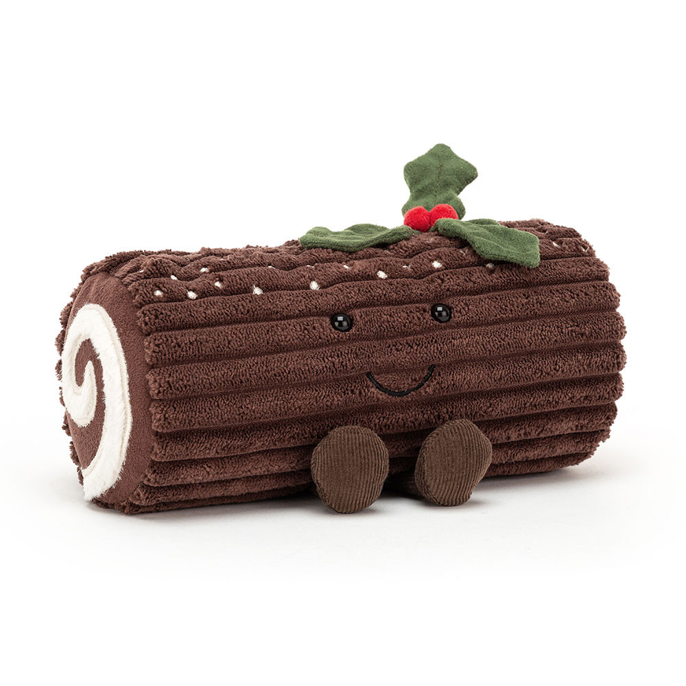 Dark Brown Jellycat Amuseables Yule Log | US-UKXJ12895