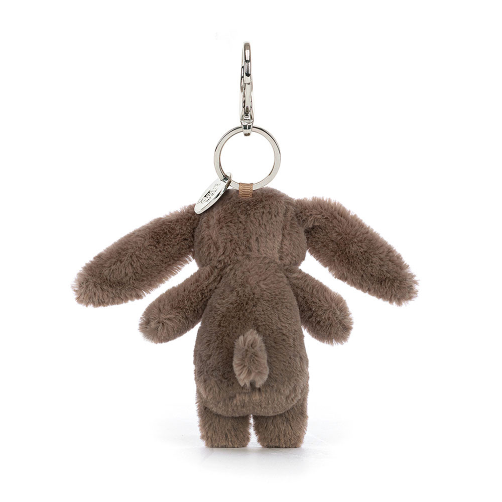 Dark Brown Jellycat Bashful Bunny Bag Charm | US-MIPK67234