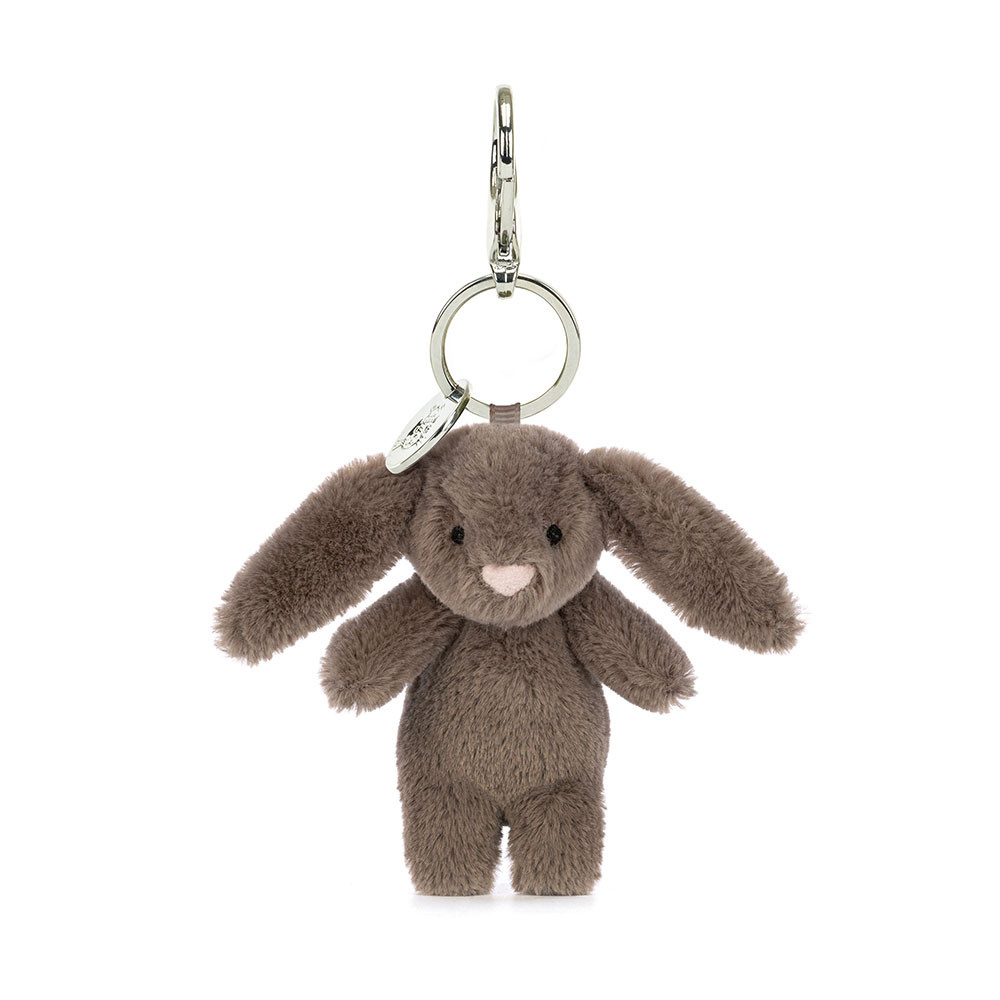 Dark Brown Jellycat Bashful Bunny Bag Charm | US-MIPK67234