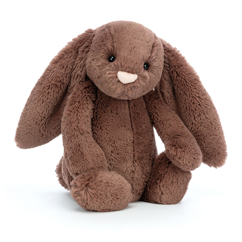 Dark Brown Jellycat Bashful Bunny | US-JEDB31872