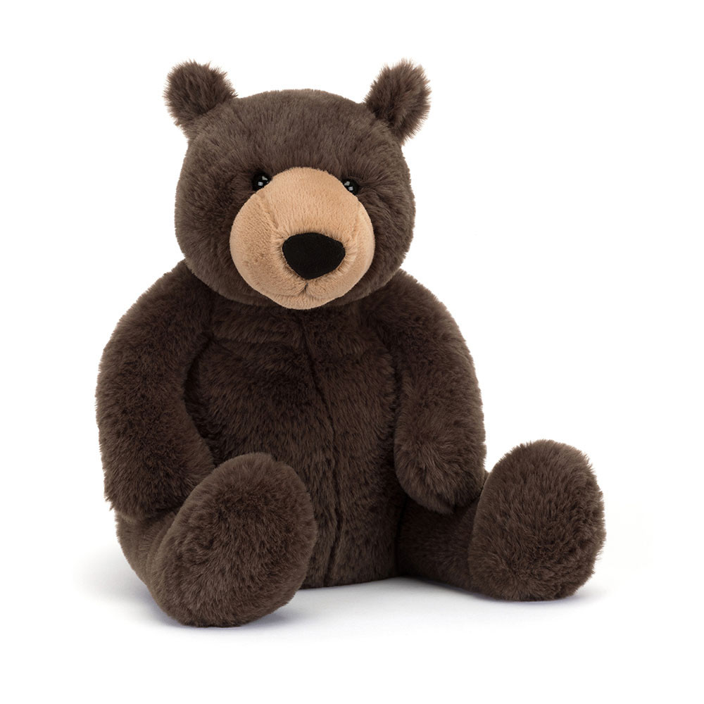 Dark Brown Jellycat Knox Bear | US-WCJN01536