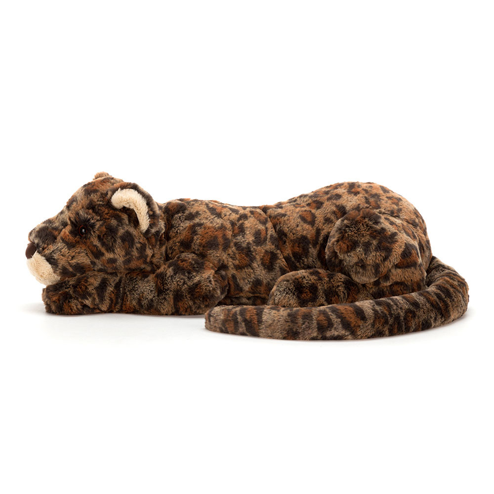 Dark Brown Jellycat Livi Leopard | US-BDUY82574