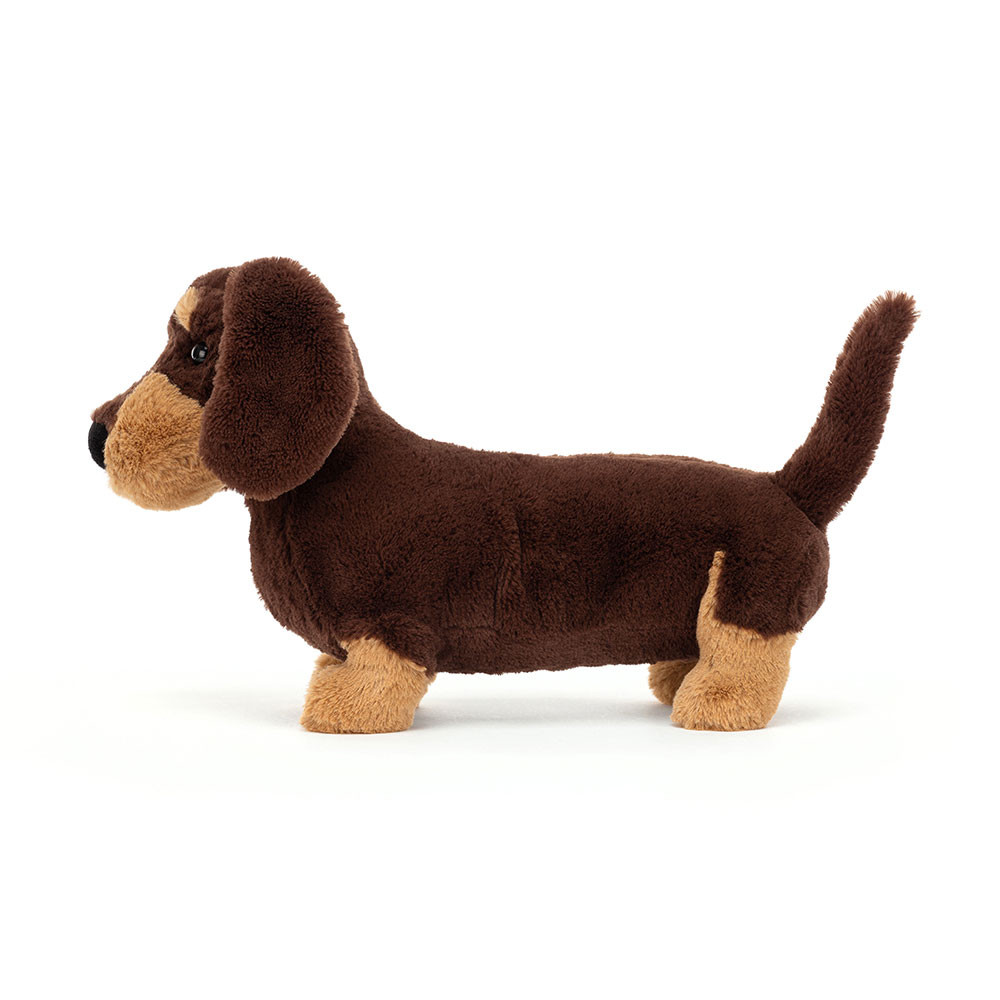 Dark Brown Jellycat Otto Sausage Dog | US-CBGK78542