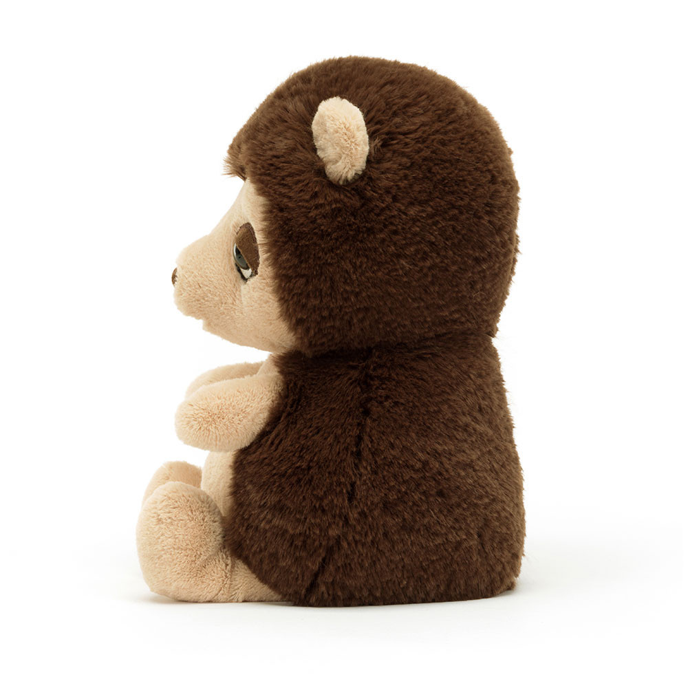 Dark Brown Jellycat Snoozling Hedgehog | US-VLKR06934