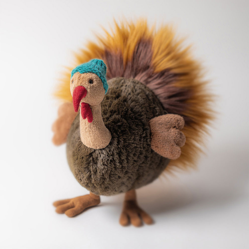 Dark Brown Jellycat Theo Turkey | US-CNEV32410